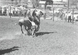 Bareback Rider Gets Thrown at Rodeo