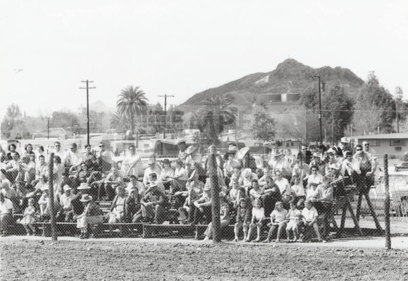 Rodeo Spectators Filling the Bleachers