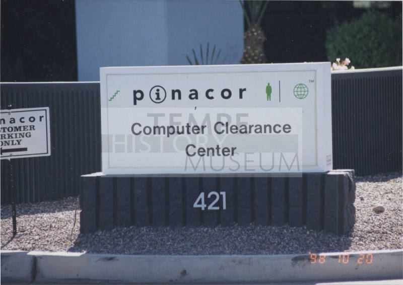 Pinacor Computer Clearance Center - 421 West Alameda Drive - Tempe, Arizona