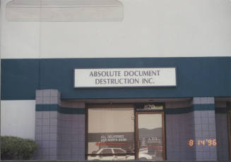 Absolute Document Destruction Inc. - 1120 West Alameda Drive - Tempe, Arizona