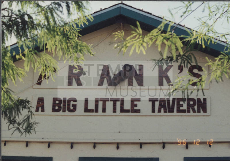 Frank's A Big Little Tavern - 941 East Apache Boulevard - Tempe, Arizona