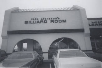 Earl Atcheson's Billiard Room - 1328 East Apache Boulevard - Tempe, Arizona