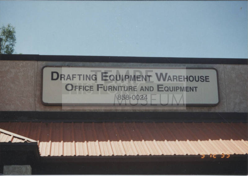 Drafting Equipment Warehouse - 1525 East Apache Boulevard - Tempe, Arizona