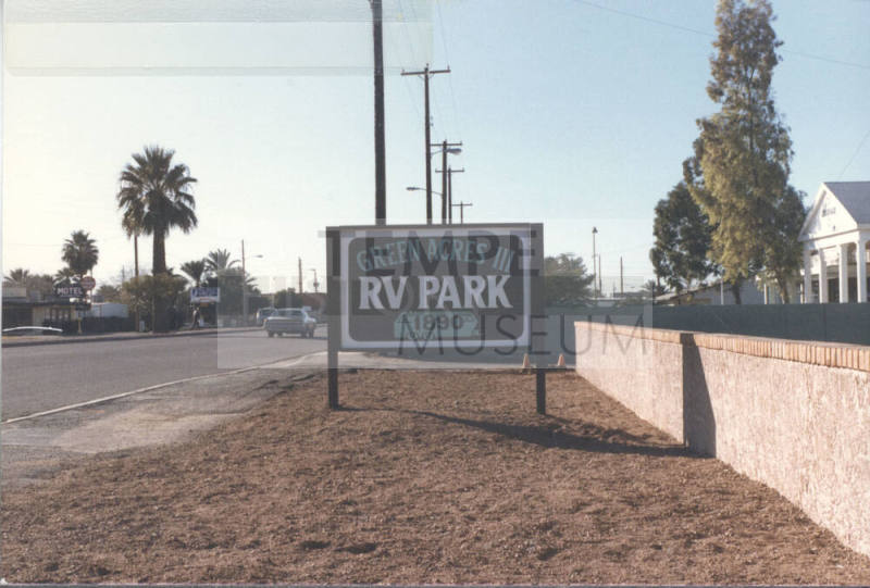 Green Acres III RV Park - 1890 East Apache Boulevard - Tempe, Arizona
