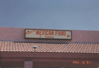 Rocky's Mexican Food and Cantina - 1825 East Baseline Road - Tempe, Arizona
