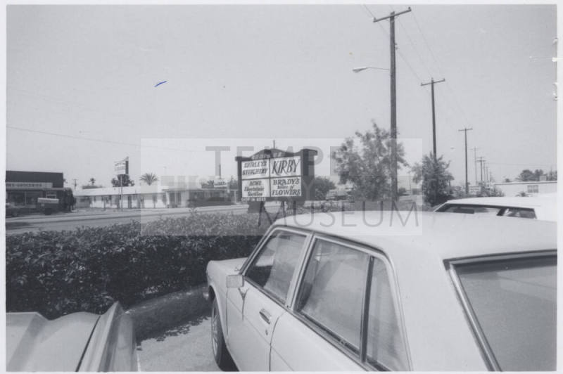 Signs-Shirley's-Kirby Acme - 1860-80 East Apache Boulevard, Tempe, Arizona