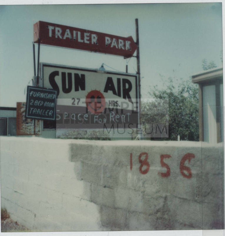 Sun Air Trailer Court - 1856 East Apache Boulevard, Tempe, Arizona