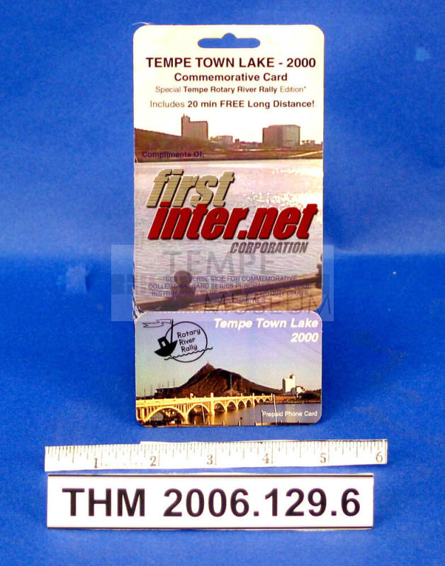 Tempe Town Lake 2000 Commemorative Card (Phone)