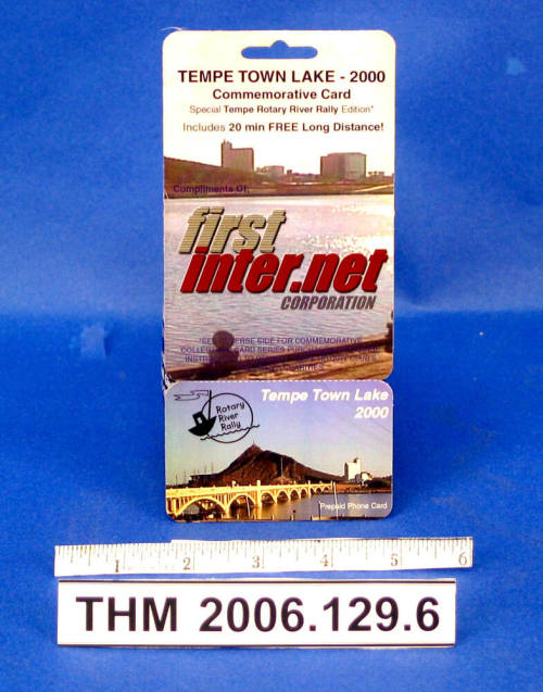 Tempe Town Lake 2000 Commemorative Card (Phone)