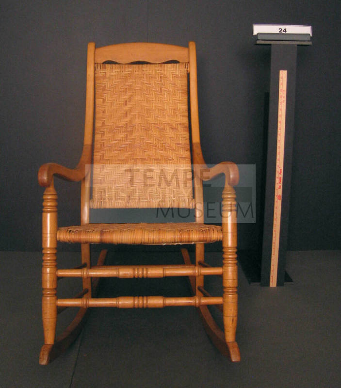 Woven Cane Rocking Chair