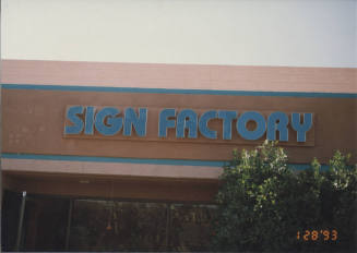 Sign Factory - 228 S. Clark Drive - Tempe, Arizona
