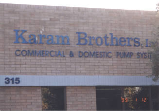 Karam Brothers, Incorporated - 315 S. Clark Drive - Tempe, Arizona