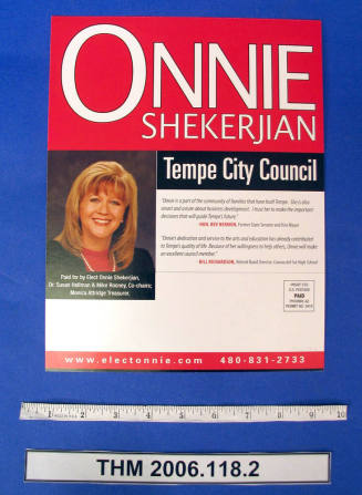 Onnie Shekerjian, Tempe City Council