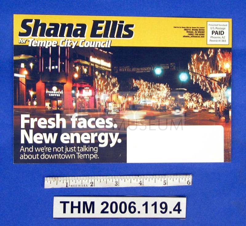 Shana Ellis for Tempe City Council, Fresh Faces, New Energy