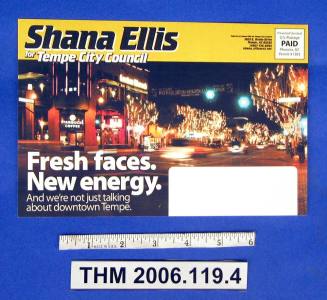 Shana Ellis for Tempe City Council, Fresh Faces, New Energy