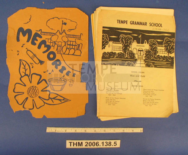 "Memories:Tempe Grammar School Yearbook"