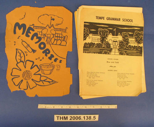 "Memories:Tempe Grammar School Yearbook"