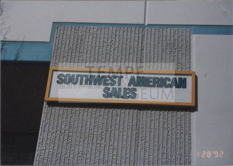 Southwest American Sales - 808 South Edward Drive - Tempe, Arizona