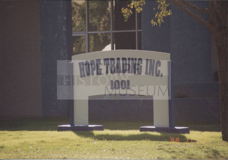 Hope Trading Incoporated - 1001 South Edward Drive - Tempe, Arizona