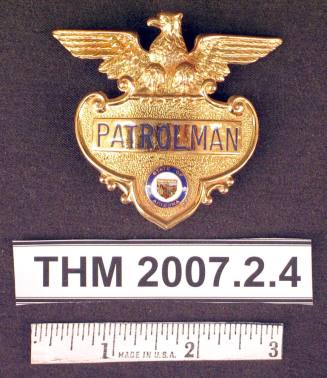 Hat Medallion, Patrolman
