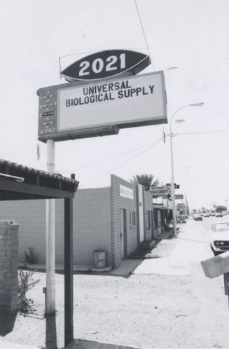 Universal Biological Supply - 2021 East Apache Boulevard, Tempe, Arizona