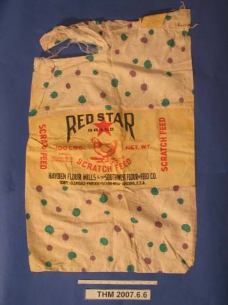 Red Star Brand Scratch Feed Sack