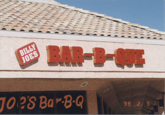 Billy Joes Bar-B-Que  - 1730 East Elliot Road - Tempe, Arizona