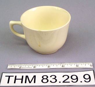 White Ceramic Teacup