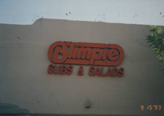 Blimpie Subs and Salads - 1801 East Guadalupe Road - Tempe, Arizona