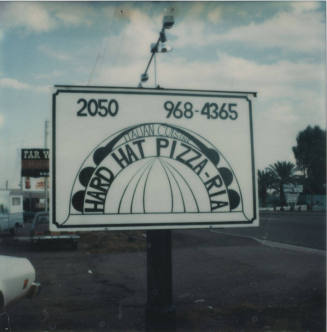 Hard Hat Pizza-Ria Restaurant - 2050 East Apache Boulevard, Tempe, Arizona