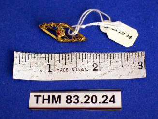 Gold diamond shaped pin