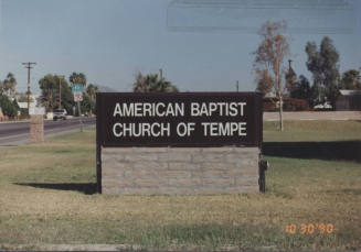 American Baptist Church of Tempe - 1619 South Hardy Drive - Tempe, Arizona