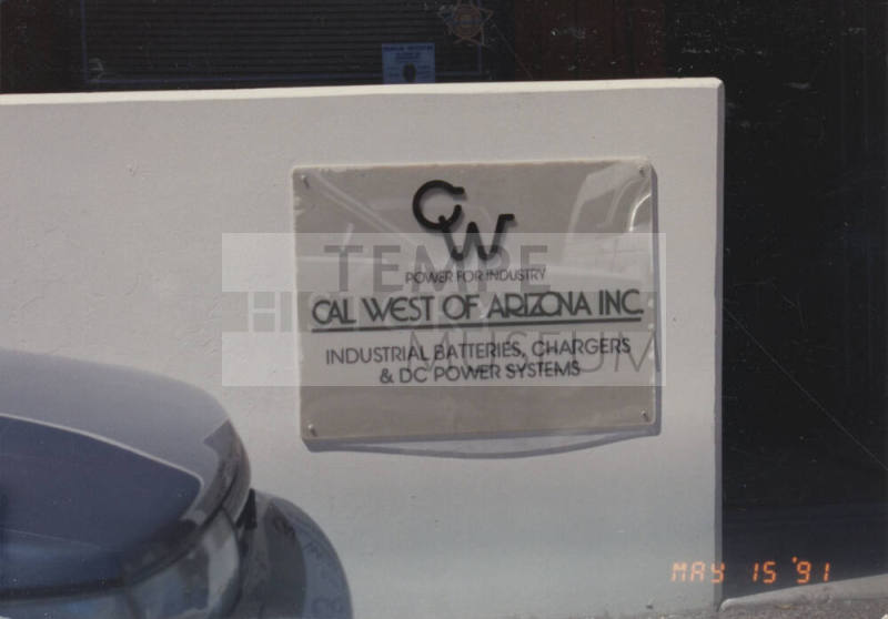 Cal West of Arizona Inc. - 5235 South Kyrene Road - Tempe, Arizona
