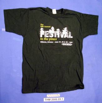 T-Shirt, The 14th Annual Festival in the Pines