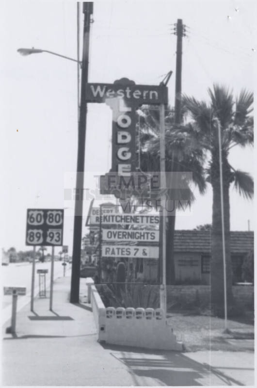 Western Lodge Motel - 2174 East Apache Boulevard, Tempe, Arizona