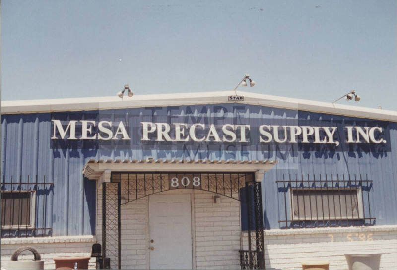Mesa Precast Supply, Inc. - 808 South McClintock Drive - Tempe, Arizona