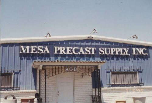 Mesa Precast Supply, Inc. - 808 South McClintock Drive - Tempe, Arizona