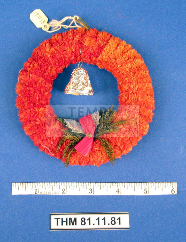Christmas Ornament -Red Wreath