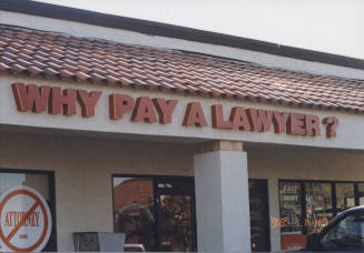 Why Pay A Lawyer - 3415 South McClintock Drive - Tempe, Arizona