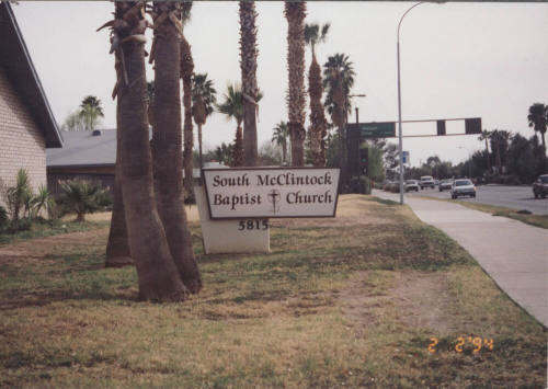 South McClintock Baptist Church - 5815 South McClintock Drive, Tempe, Arizona