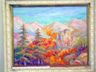Painting"Maples in the Fall", By Guess Birchett, Sierra Anchas,AZ