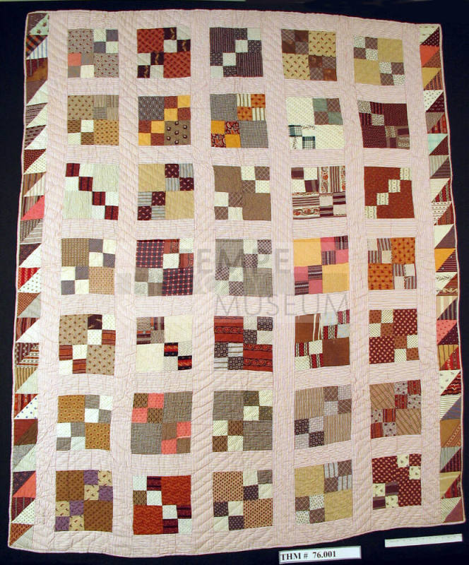 Quilt, 4 patch, pattern-"Autumn Tint"