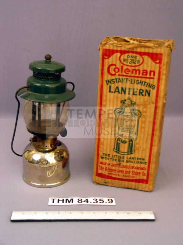 Coleman Gasoline Lantern, Box, Mantles