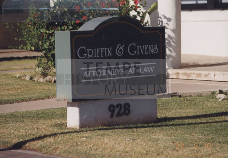 Griffin and Givens, Attorneys At Law - 928 South Mill Avenue - Tempe, Arizona