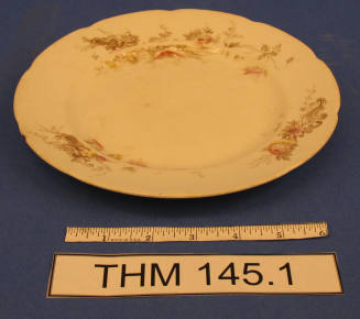 Floral Luncheon Plate