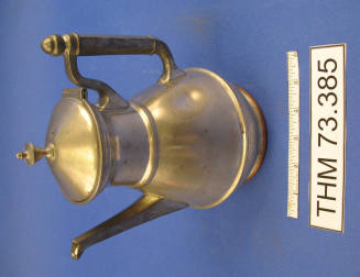 Pewter Copper Bottomed Tea Pot