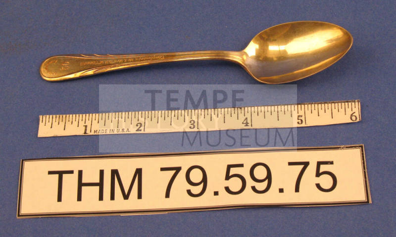 Silver Plated 50th Anniversary Spoon