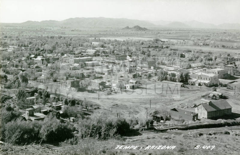 Postcard - Tempe, AZ Looking Southwest From Butte