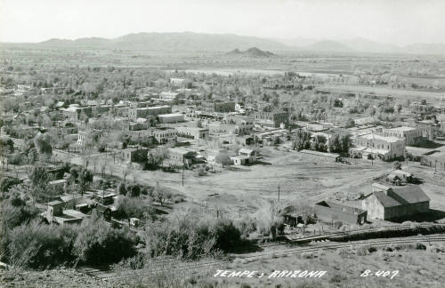 Postcard - Tempe, AZ Looking Southwest From Butte