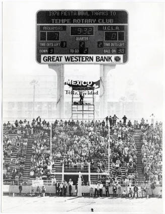 1978 Fiesta Bowl Scoreboard Photo